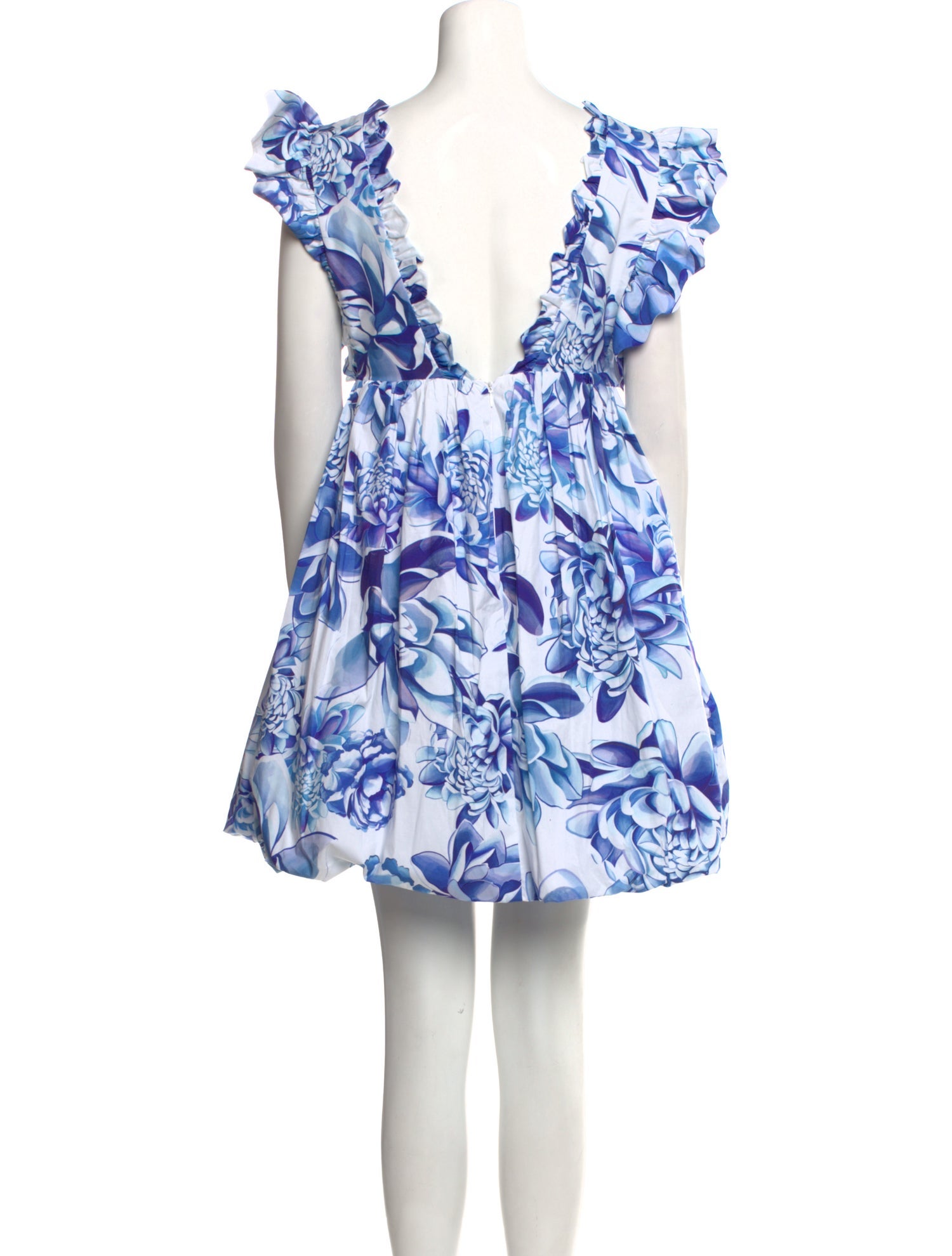 Kika Vargas Floral Print Mini Dress
